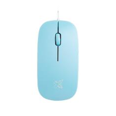 Imagem de Mouse Maxprint Surface 1.200 DPI com fio, USB 2.0, Azul