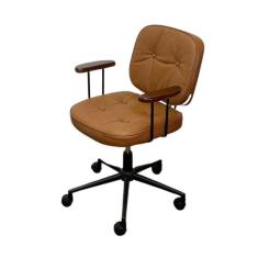Imagem de Cadeira Secretária para Escritório Ancara Caramelo