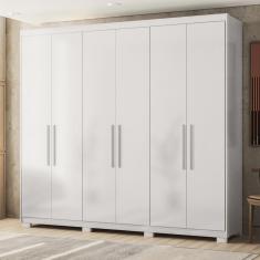 Imagem de Guarda Roupa Casal 6 Portas E 4 Gavetas Venice Branco Branco