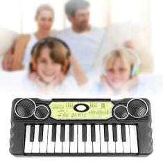 Imagem de Teclado de Piano Infantil, Teclado de Piano Portátil de Operação Simples para Crianças Desenvolvem Interesse Musical Canto Arredondado Educacional Multifuncional para a Escola