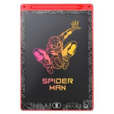 Imagem de Lousa Mágica LED homem aranha infantil tablet LCD + Caneta vermelho ed