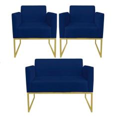 Imagem de Kit 01 Namoradeira 02 Poltronas Marisa  Marinho