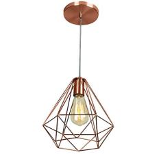 Imagem de Pendente Diamante Aramado Grande Cobre