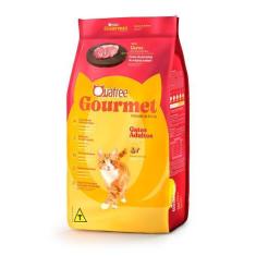 Imagem de Ração Para Gatos Adultos Quatree Gourmet Sabor Carne 1Kg