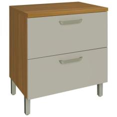 Imagem de Balcão 1 Porta 1 Gaveta Princesa Nesher Freijó Off White