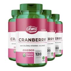 Imagem de Cranberry Unilife Selênio, Vitamina A e Zinco 120 Cáps 4un