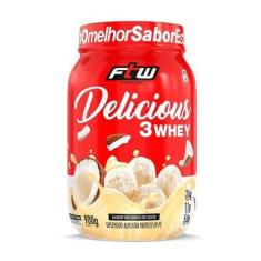 Imagem de Delicious 3Whey (900g) - Sabor: Beijinho de Coco - FTW Sports Nutritio
