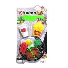 Imagem de Kit Cozinha Infantil com Batata Refrigerante e muitos outros Alimentos e Acessórios