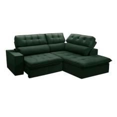 Imagem de Sof  4 Lugares Retr til E Reclin vel Arezzo Com Chaise Direit