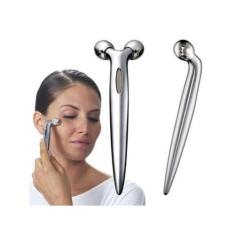 Imagem de Rolo Massageador Facial e Corporal Terapêutico 3D PRATA - MKB