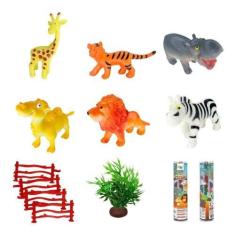 Imagem de Animais Brinquedo 11Peças Em Miniaturas Kit  Da Floresta - Well Kids