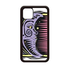 Imagem de Capa roxa Moon Stars Elemento México Gravação para iPhone 11 Pro Max para Apple Mobile Case Shell