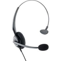 Imagem de Headset Corporativo RJ9 Monoauricular CHS 55 Intelbras, Preto