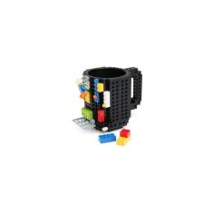 Imagem de Caneca de Lego com Design de Bloco de Construção Vermelho