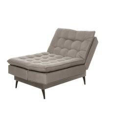 Imagem de Sofá Cama Mult 3 Em Um Sofá, Cama E Chaise Linho Bege Creme