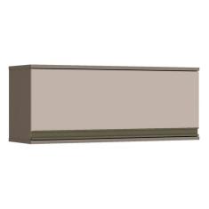 Imagem de Armário Aéreo p/ Cozinha Connect 80cm c/ 1 Porta Basculante Duna/cristal - Henn