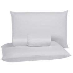 Imagem de Roupa De Cama Casal 400 Fios 3 Peças Hotel Pousada Macio Acetinado - N