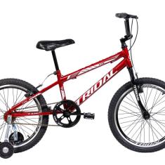 Imagem de Bicicleta Aro 20 Infantil Bmx Cross Roda Lateral Vermelho