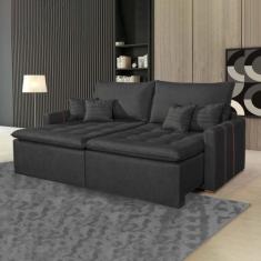 Imagem de Sofá Retrátil 2 Lugares 220 Cm Chicago - Kasacomigo Estofados