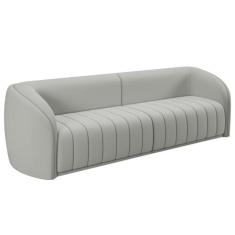 Imagem de Sofá 5 Lugares Para Sala 332cm Lazio M03 Veludo Creme - Lyam Decor