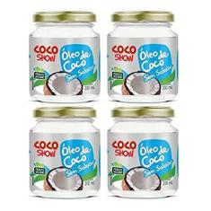Imagem de 4x Óleo de Coco sem sabor Coco Show (4x 200ml) - Copra