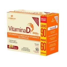 Imagem de Vitamina D3 2000Ui Com 90Cps - La San Day