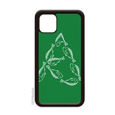 Imagem de Food Fish Around Seafood Letras para iPhone 12 Pro Max Capa para Apple Mini Mobile Case Shell