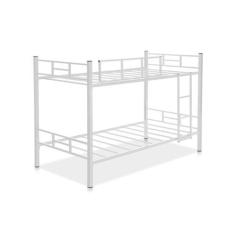 Imagem de Cama Beliche Brasil Solteiro De Aço / Ferro Com Escada E Grade De Prot