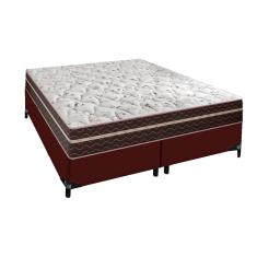 Imagem de Cama Box Berlim Marrom King Probel com Molas Superlastic