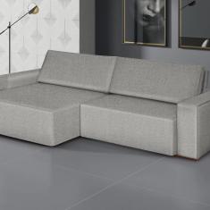 Imagem de Sofá Siena - Retrátil / Reclinável 220 Cm- Linho Grafite