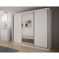 Imagem de Guarda-Roupa Paradizzo Gold Com Espelho 3 Portas E 6 Gavetas - Bymobil