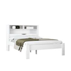 Imagem de Cama de Casal Tradição Branco - Santos Andirá, Branco