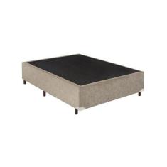Imagem de Base Box Viúva Suede Bege - 42x128x188:Bege - Lordcolchoes
