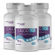 Imagem de 3 Mdk Cálcio, Magnésio, Vitamina D3 E K2 60 Caps 500Mg Promel