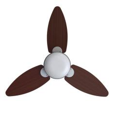 Imagem de Ventilador Teto Elluz Tabaco/Cinza Inverter Bivolt Ventisol