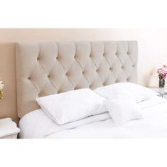 Imagem de Cabeceira Sonho Paris Queen 1,60m Painel Em Suede Bege