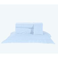 Imagem de Jogo De Lençol Casal Pádua 4Pçs 400 Fios 100% Algodão Egípcio Várias Cores