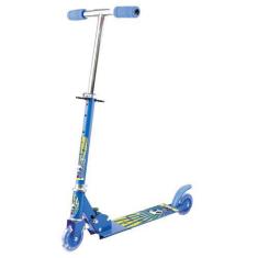 Imagem de Patinete Infantil Menino P/ Crianças Até 45Kg Azul Dobrável - Art Brin