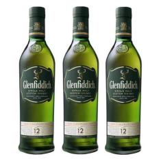 Imagem de Whisky Glenfiddich 12 Anos 750ml Com Cartucho 03 Unidades