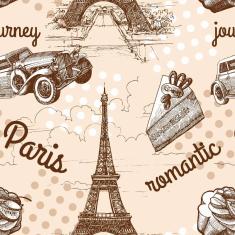 Imagem de Papel De Parede Adesivo Lavável Paris Romantic 15M