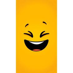 Imagem de Quadro Decorativo Smile Risada 40x20 Mdf Madeira Adesivada