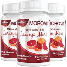 Imagem de KIT 3X Morovit (Laranja Moro + Picolinato de Cromo + Vitamina C) 60 cápsulas - Nutrivale