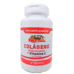 Imagem de 5 Colágeno Hidrolisado + Vitamina C 120 Cápsulas 500mg - Rei Terra