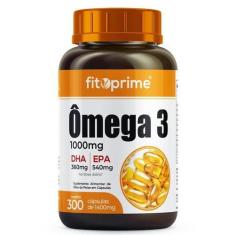 Imagem de Ômega 3 Óleo De Peixe 1000Mg Com 300 Cápsulas Fitoprime