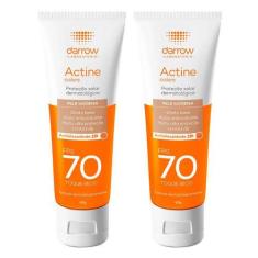 Imagem de Darrow Actine Colors Kit Com 2 Unidades  Protetor Solar Facial Com Cor