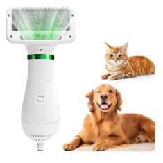 Imagem de Escova Pet Secadora Tira Pelo Massageadora Cachorro Cães Gato Rasquead