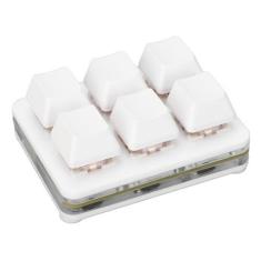 Imagem de Teclado Mecânico para Jogos de 6 Teclas, Mini Teclado USB Tipo C Com Macros Programáveis ​​RGB DIY Teclado de Uma Mão Pequeno Teclado Mecânico RGB Com Fio USB Mini Teclado para