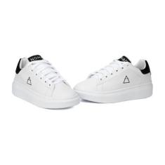 Imagem de Tênis Feminino Branco Com Dourado Casual Estiloso - Nomad