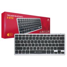 Imagem de Teclado Bluetooth C3Tech K-BT50BK, Recarregável, Layout PT/BR, Funções Multimídia