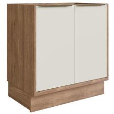 Imagem de Balcão de Cozinha de Madeira MDF 100% Herval Ten com 2 Portas, 80 cm